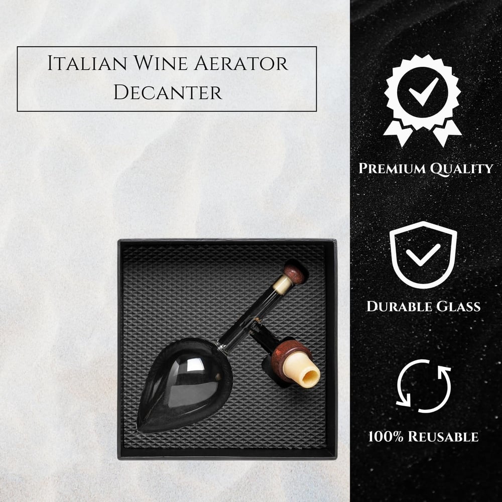 💥Enhance the flavor and aroma- Wine Aerator and Decanter