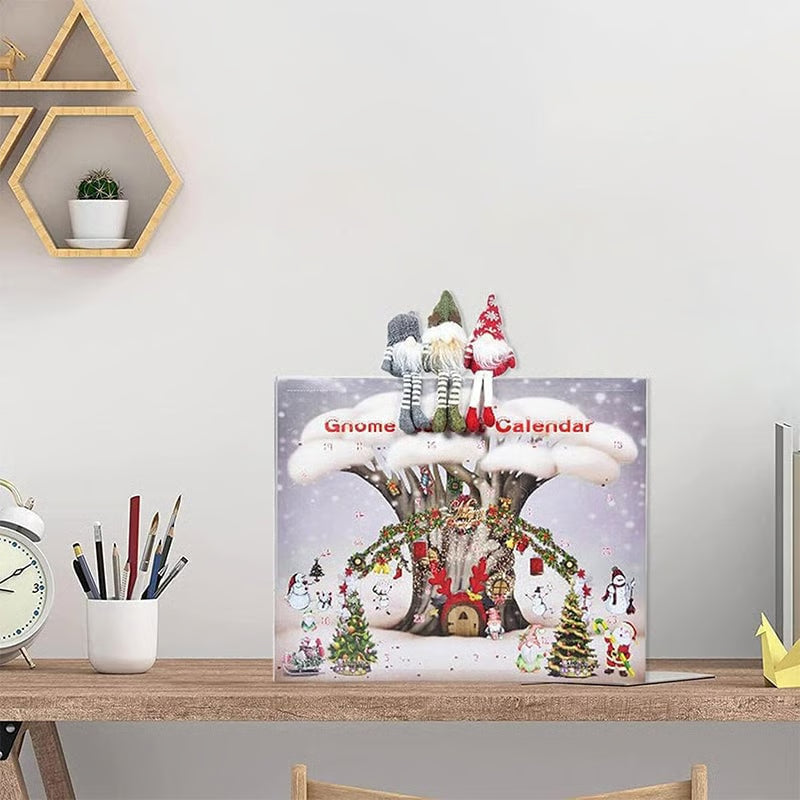 🎅 2025 Christmas( Halloween ) Gnome Countdown Calendar-🌟Christmas (New)