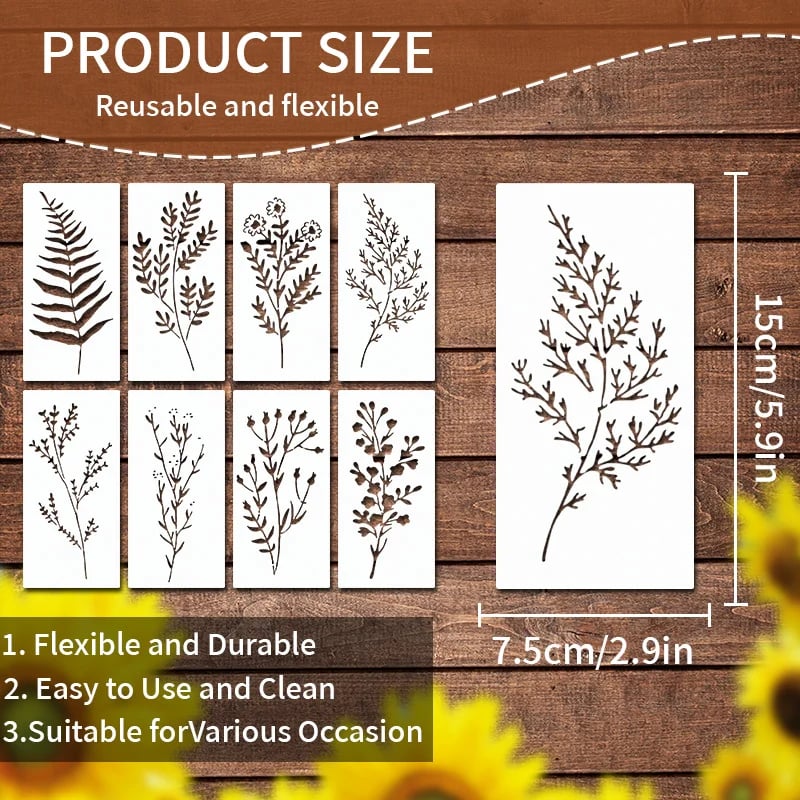 🎁49% OFF -🏡Garden Fence Large Flower Stencils🌻DIY Decoration