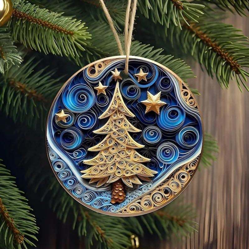 Flat Quilling Ornaments