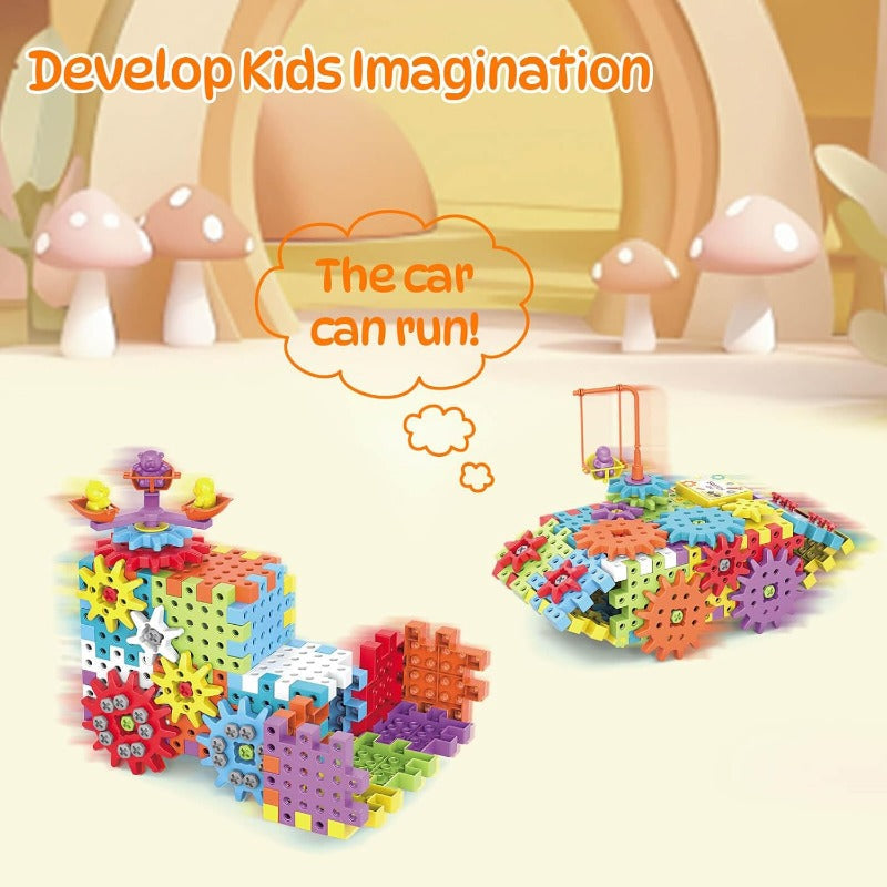 Electric Gear Building Toy Set