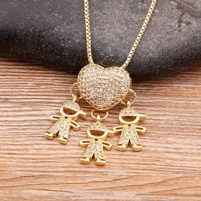 🔥 Last Day 69% OFF -Mother's Love Necklace - Love and My Kids