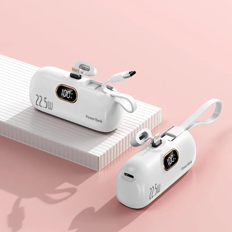 ๐โฐ5000mAh Mini Portable Charger Power Bank for phone๐