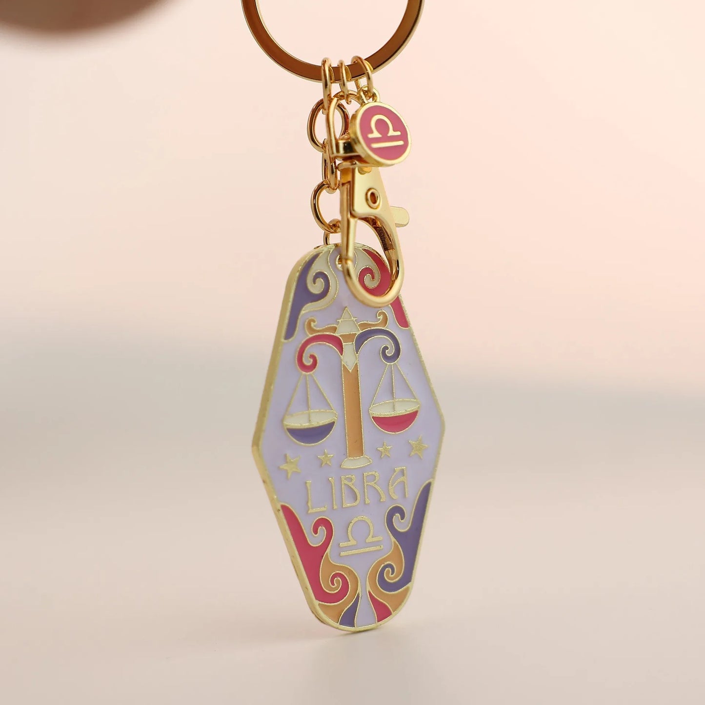 🔮✨Vintage Illustrated Zodiac Keychain