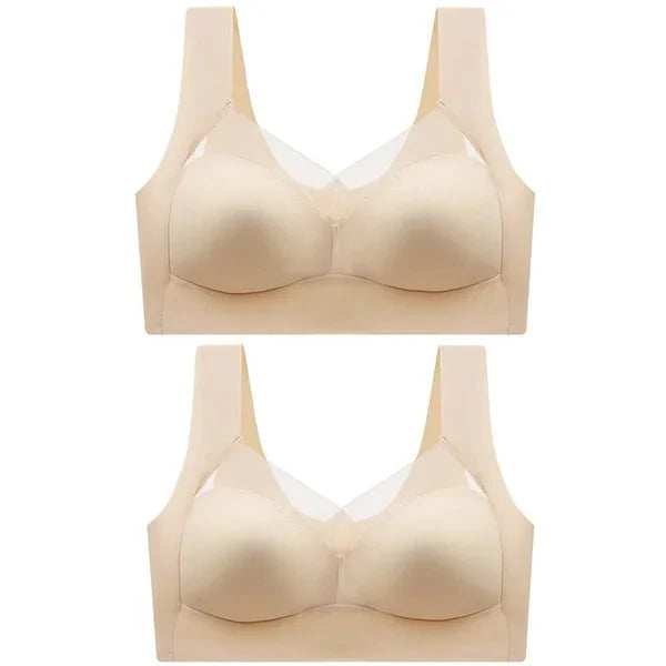 Fashion Deep Cup Bra Summer Sexy Push Up Wireless Bras (Size Runs The Same As Regular Bras)