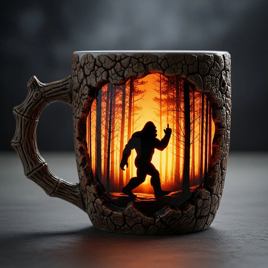 Bigfoot Forest Fire Mug