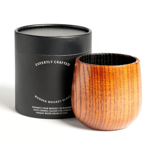 š„2025 Hot Saleš„Handmade and Charred Drinking Vessel -Original Wooden Bourbon Drinking Glass