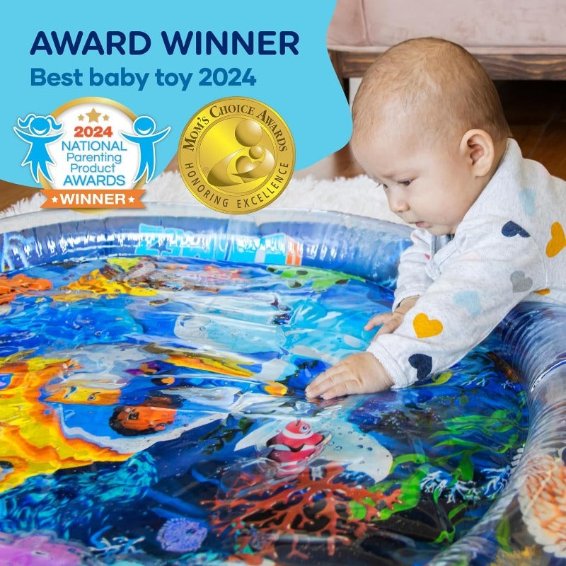 Inflatable Baby Tummy Time Water Mat