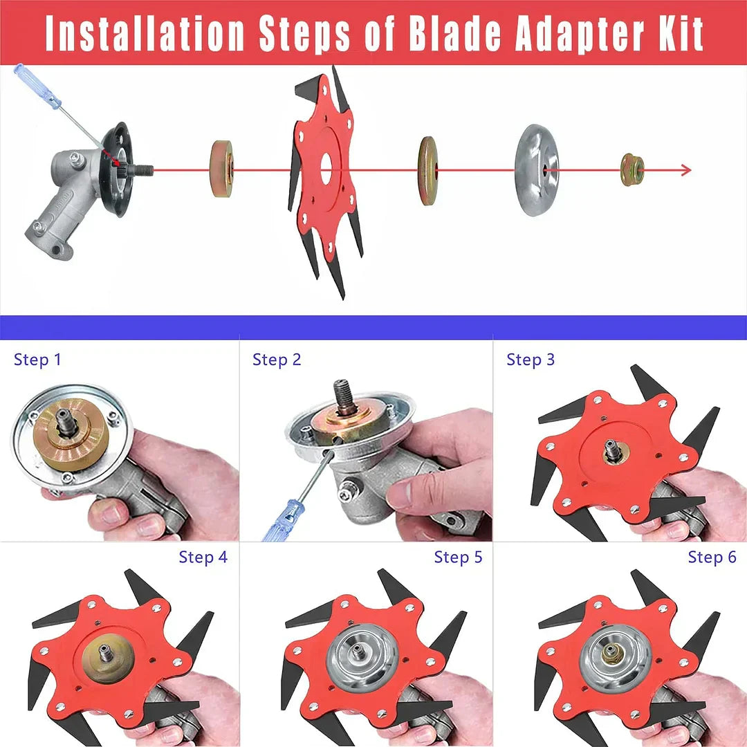 🎁Spring Cleaning Big Sale-30% OFF💥UNIVERSAL 6-Steel Razors Trimmer Head