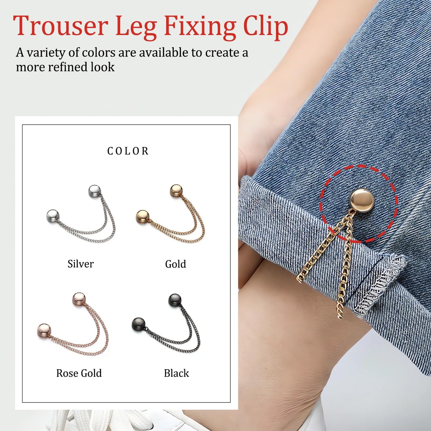 Clip-in-Style Magnetic Clothing Clips
