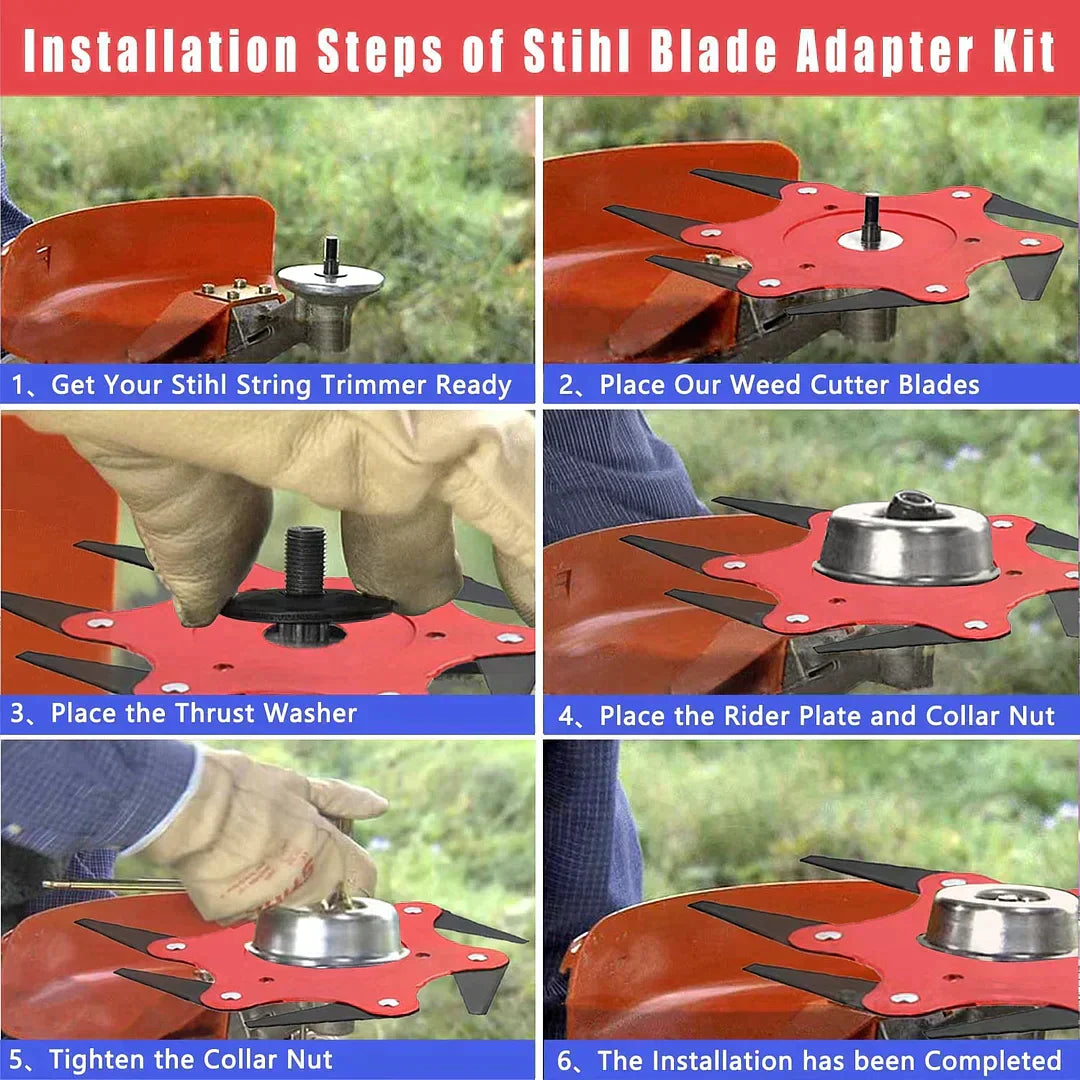 🎁Spring Cleaning Big Sale-30% OFF💥UNIVERSAL 6-Steel Razors Trimmer Head