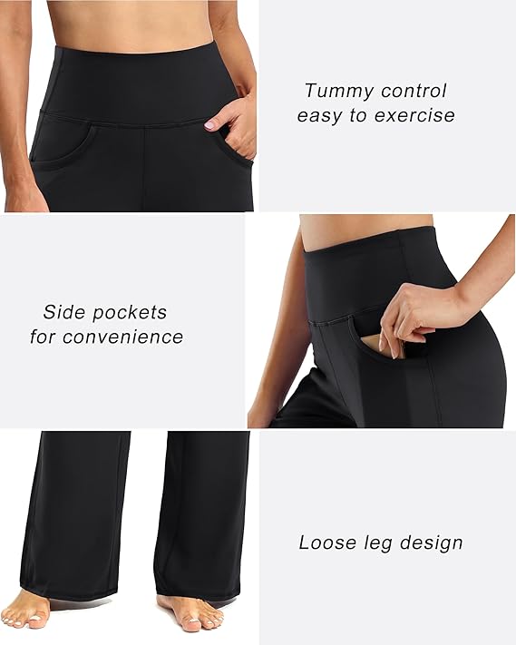 🎁Last Day 49% Off - Women Wide Leg Yoga Pants