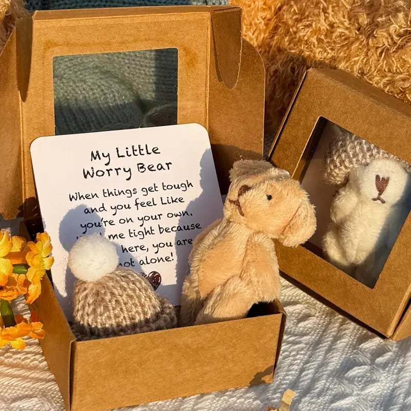 🔥HOT SALE 49% OFF - 🎁Handmade Mini Plush Teddy Bear in Box