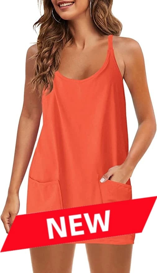 🎁Last Day sale 49% OFF - Women's Sleeveless Summer Dress with Shorts