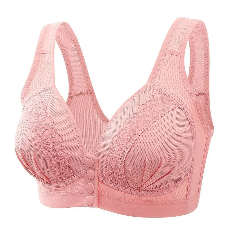 Buy 1 Get 2 Free-2025 breathable cotton bra with front button