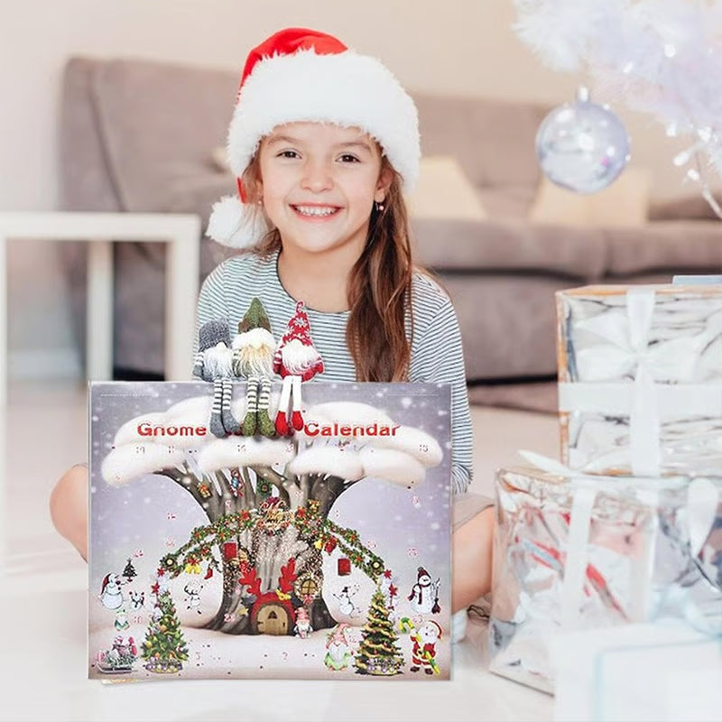 🎅 2025 Christmas( Halloween ) Gnome Countdown Calendar-🌟Christmas (New)