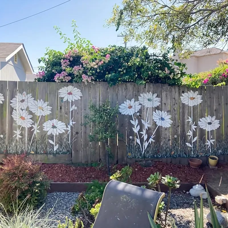 🎁49% OFF -🏡Garden Fence Large Flower Stencils🌻DIY Decoration
