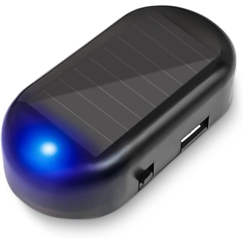 Solar-Powered Dummy Car Alarm Light