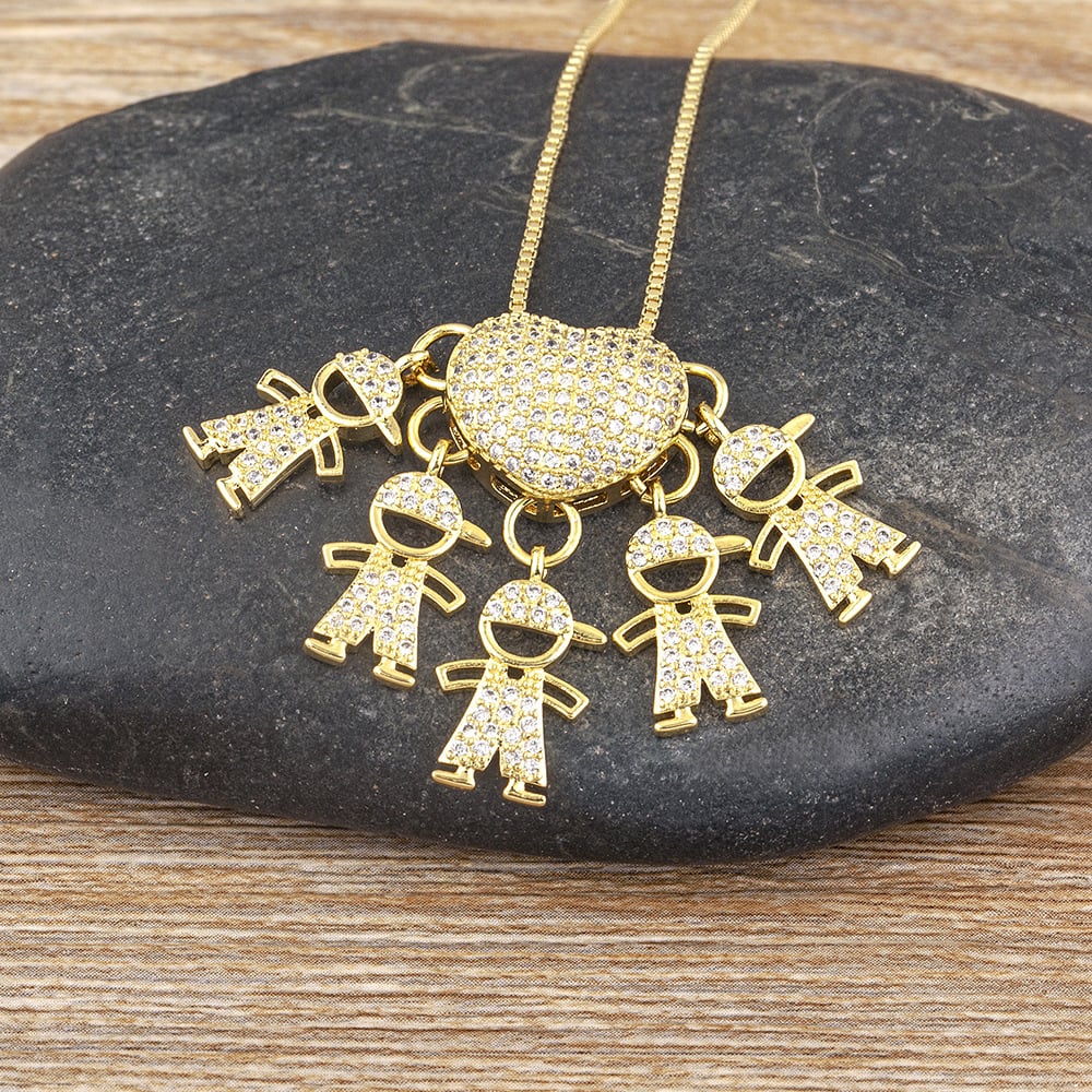 🔥 Last Day 69% OFF -Mother's Love Necklace - Love and My Kids
