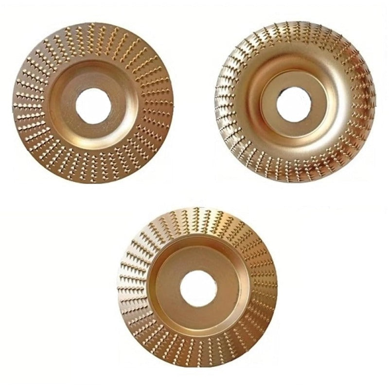 Slope-Type Wood Carving Disc for Angle Grinder