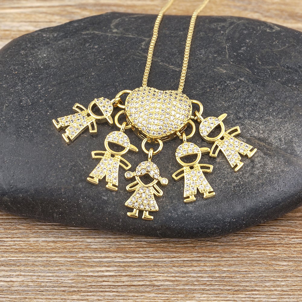 🔥 Last Day 69% OFF -Mother's Love Necklace - Love and My Kids