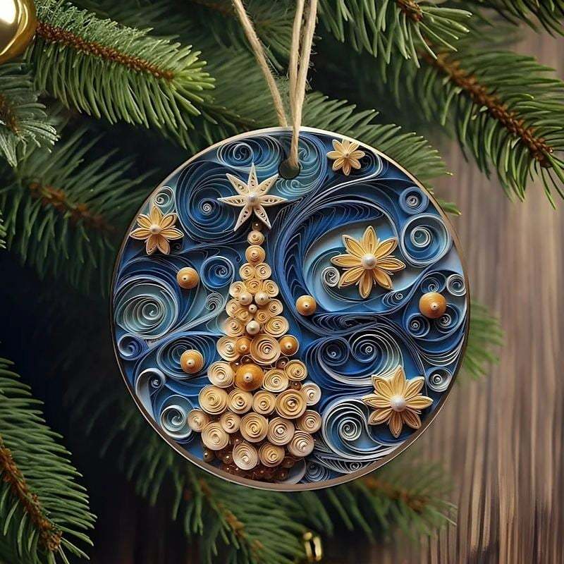Flat Quilling Ornaments