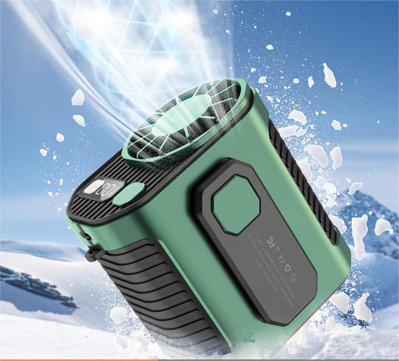 ☀️Last Day 49% OFF-10000mAh Outdoor Digital Fan with Flashlight