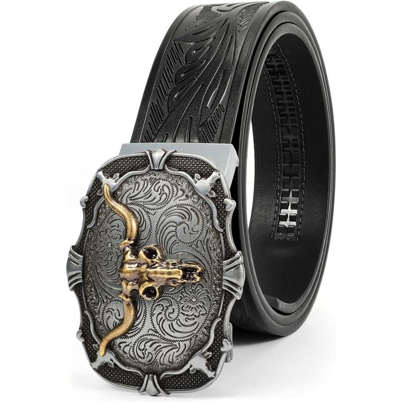 🔥LAST DAY 49% OFF - Adjustable Ratchet Western Belt (With Western Buckle)
