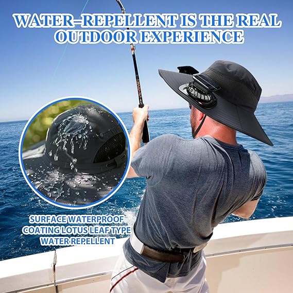 šBest fatherās Day Giftsā¤2025 New Ultralight Solar Fan Sun Hat ā Lighter Than a Baseball!ā¾(Only 11oz)