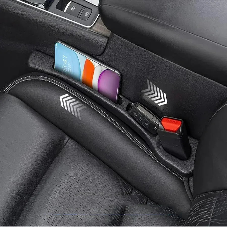 Eptchn Dual-Slot Car Seat Gap Filler Organizer