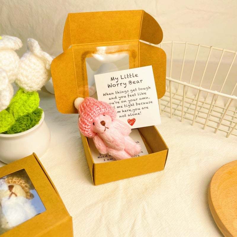 🔥HOT SALE 49% OFF - 🎁Handmade Mini Plush Teddy Bear in Box