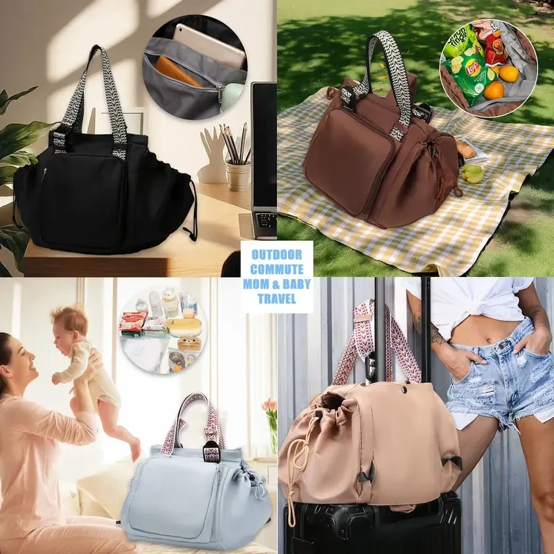 Multi-Functional Large-Capacity Tote Backpack for Travel & Mommy & Daily Use
