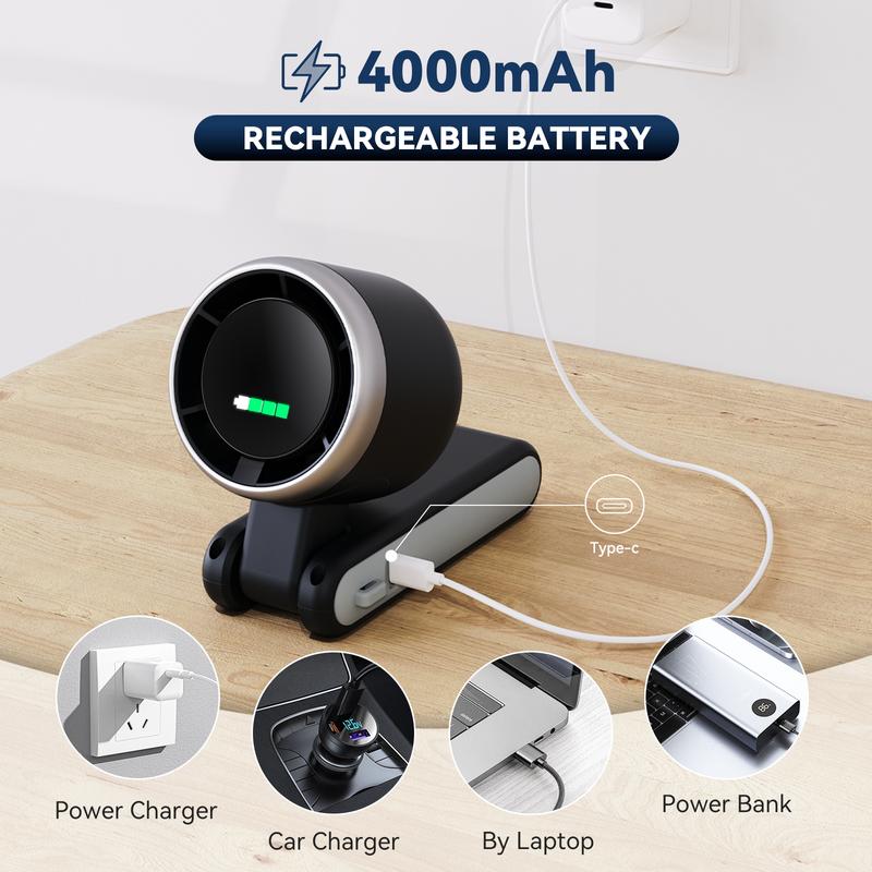 Stay Cool Anytime with the N607 Turbo Handheld Fan