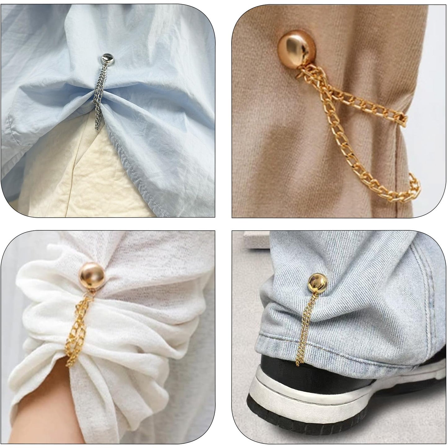 Clip-in-Style Magnetic Clothing Clips