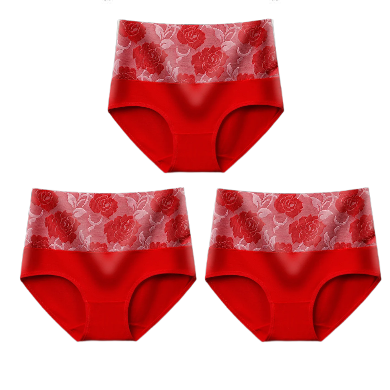 Cotton High Waist Abdominal Slimming Hygroscopic Antibacterial Underwear