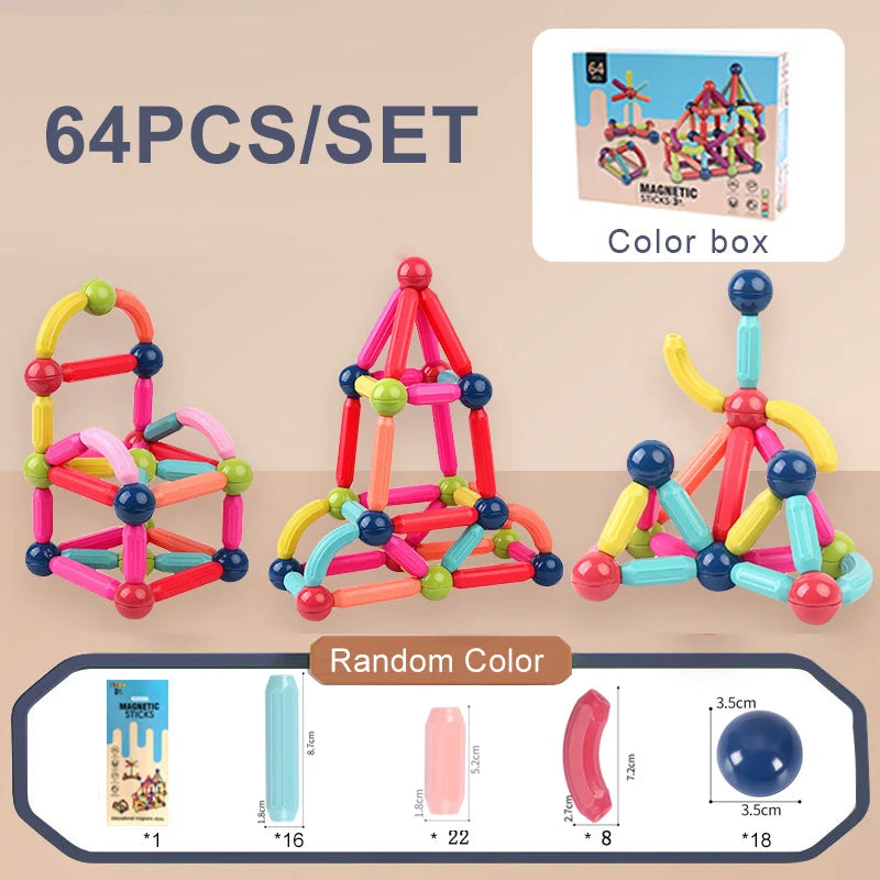 Last Day 75% OFF - 🔥Educational Magnet Building Blocks