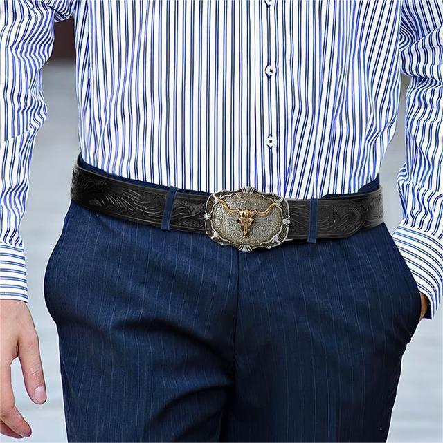 🔥LAST DAY 49% OFF - Adjustable Ratchet Western Belt (With Western Buckle)