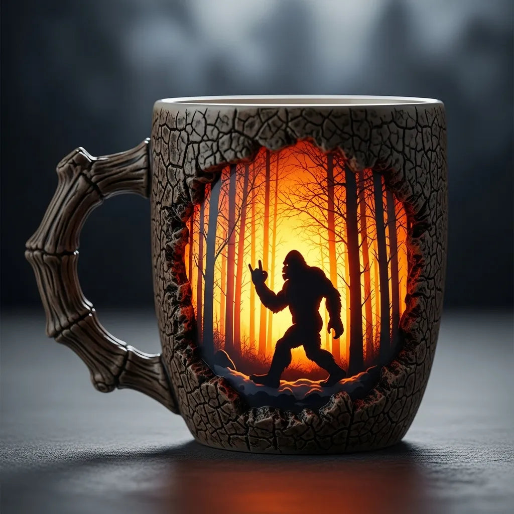 Bigfoot Forest Fire Mug