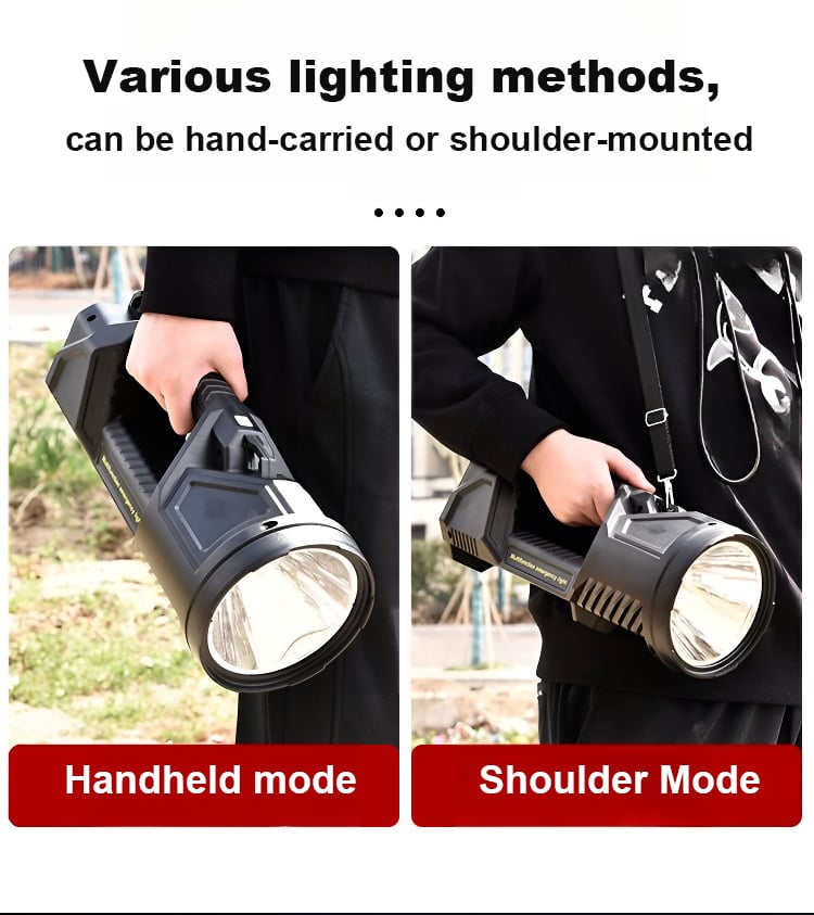 🔥New German Waterproof Spot Lights Handheld Large searchlight