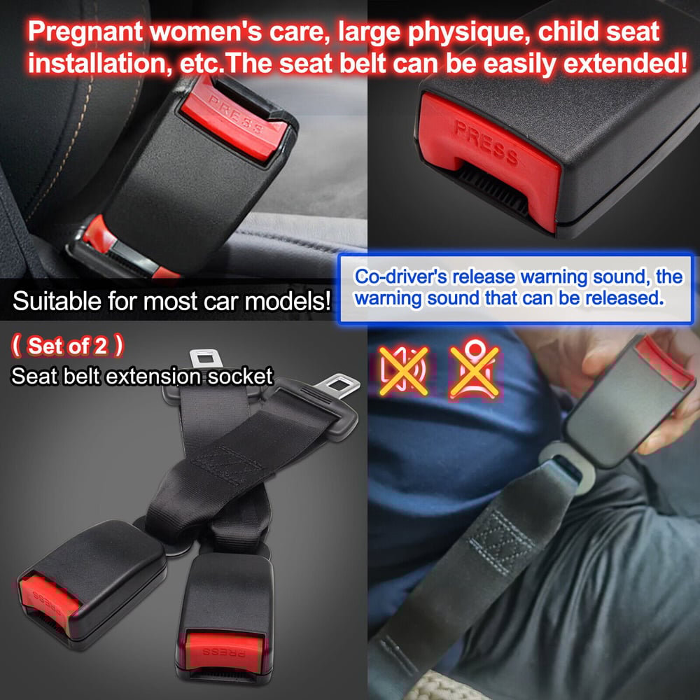 🚨Seat Belt Extender – Secure 2.1" Buckle Extension for Added Comfort & Accessibility