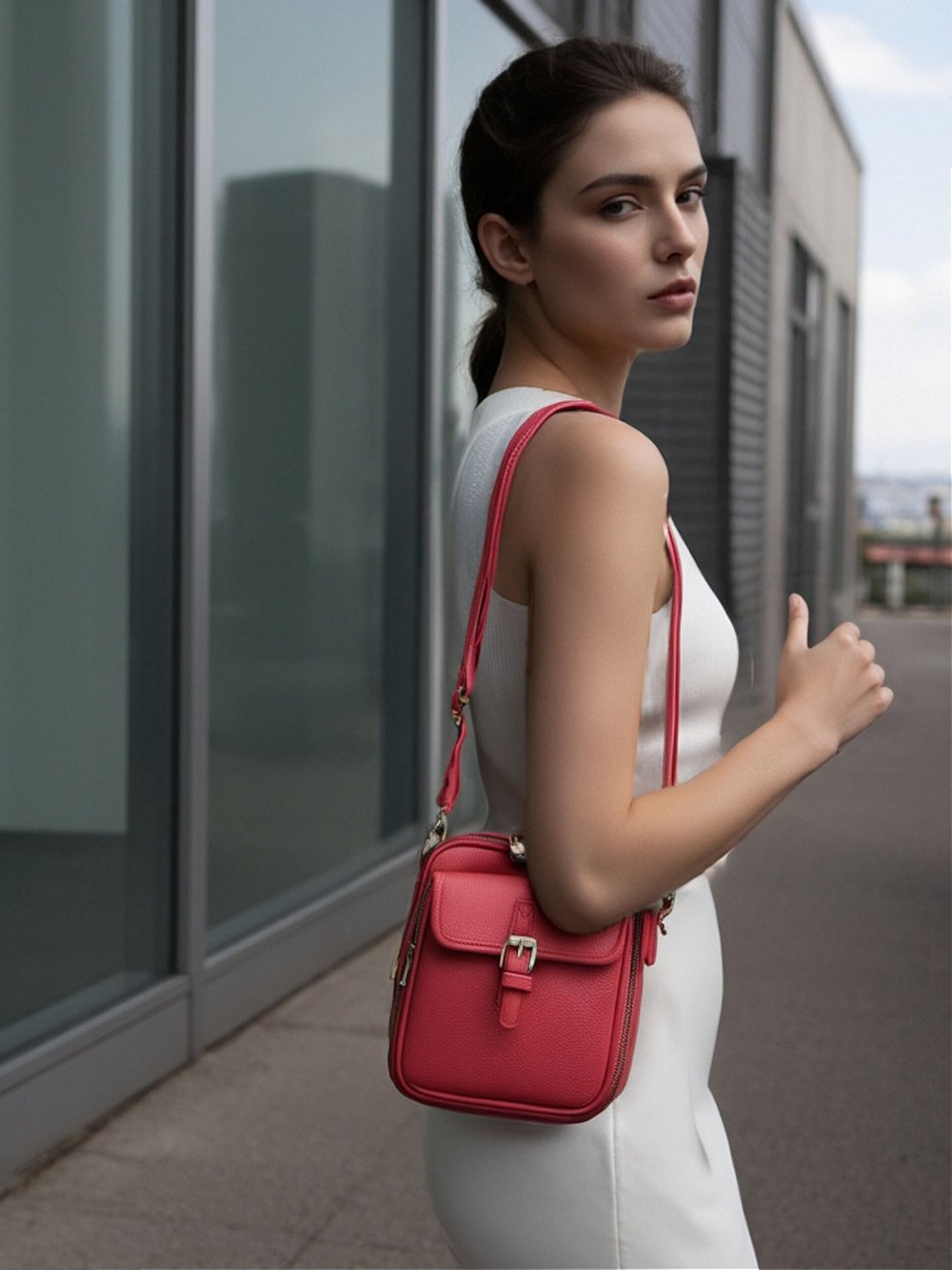 👜Practiqustin Urvashi Crossbody Leather Bag