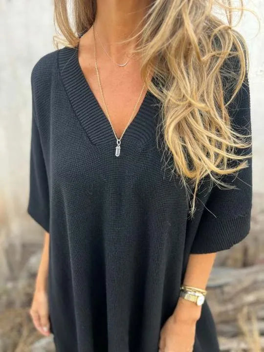 Women's Knit Poncho Cape Vest