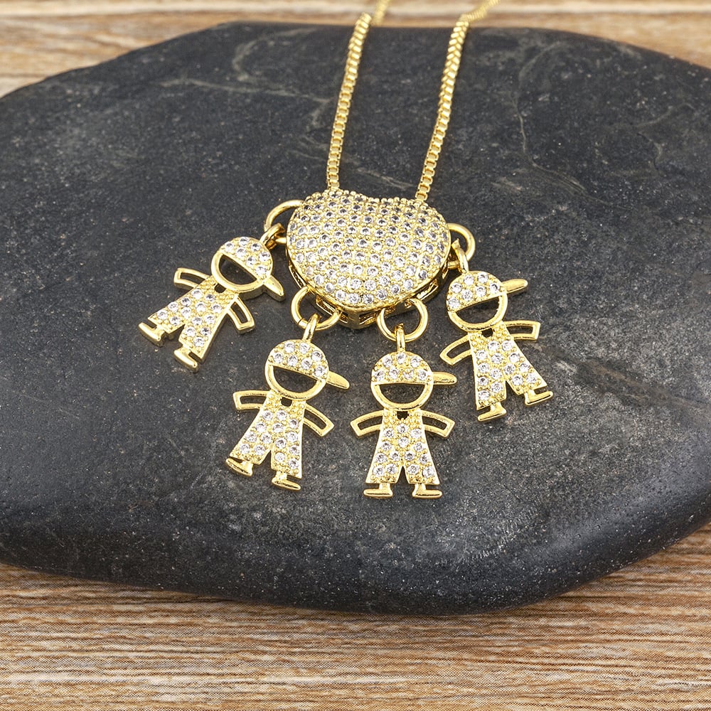 🔥 Last Day 69% OFF -Mother's Love Necklace - Love and My Kids