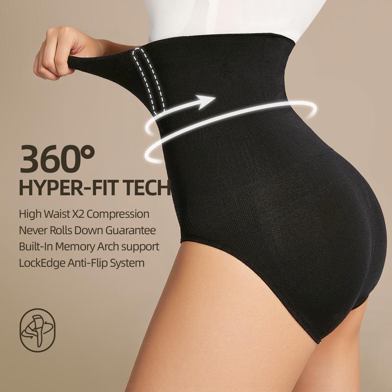 Sculpting High-Waist Shaper Briefs with Booty Lift