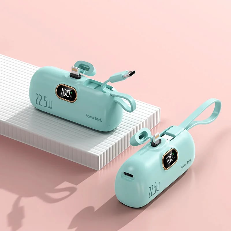 ๐โฐ5000mAh Mini Portable Charger Power Bank for phone๐