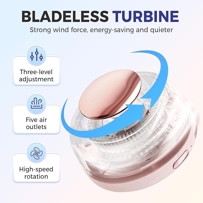 Portable Silent Mini Bladeless Electric Fan