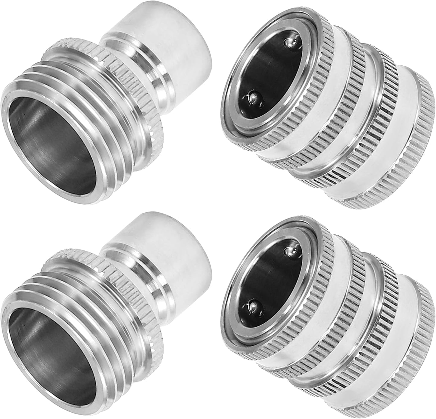 šStainless Steel Garden Hose Quick Connect Fittings Set
