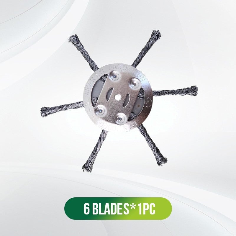 🔥BUY 2 GET 1 FREE 👨🌾6 inch Steel Wire Brush Cutter Trimmer Head