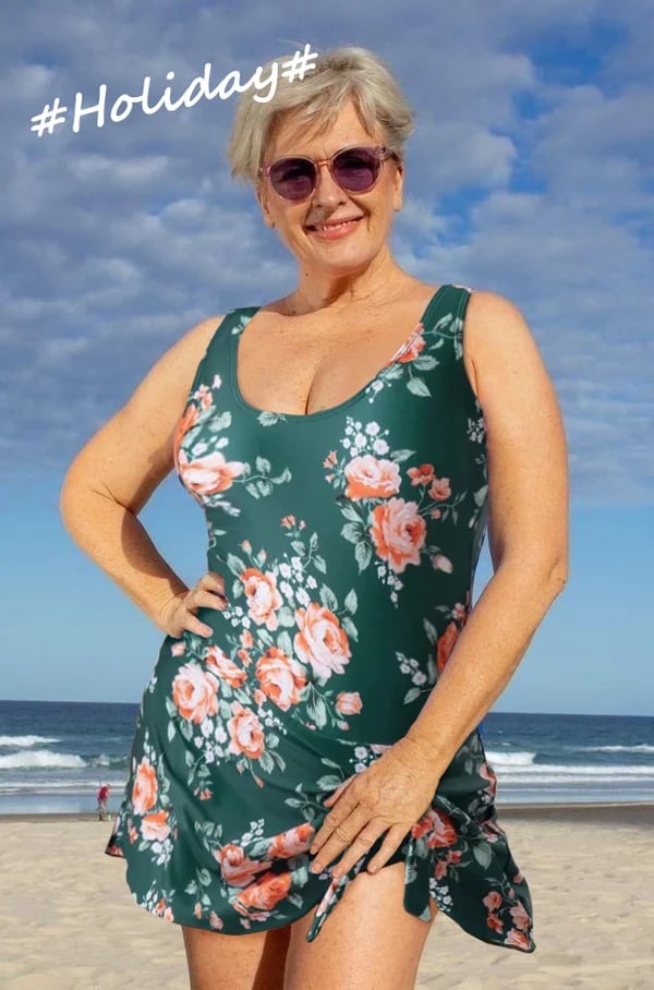 ☀️ Summer Deal!😍Women's Tummy Control Swim Romper Built-in Bra👗