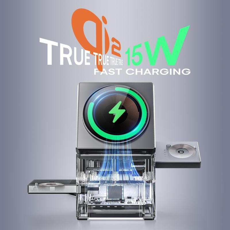 🔥 Three in One Wireless Fast Charger